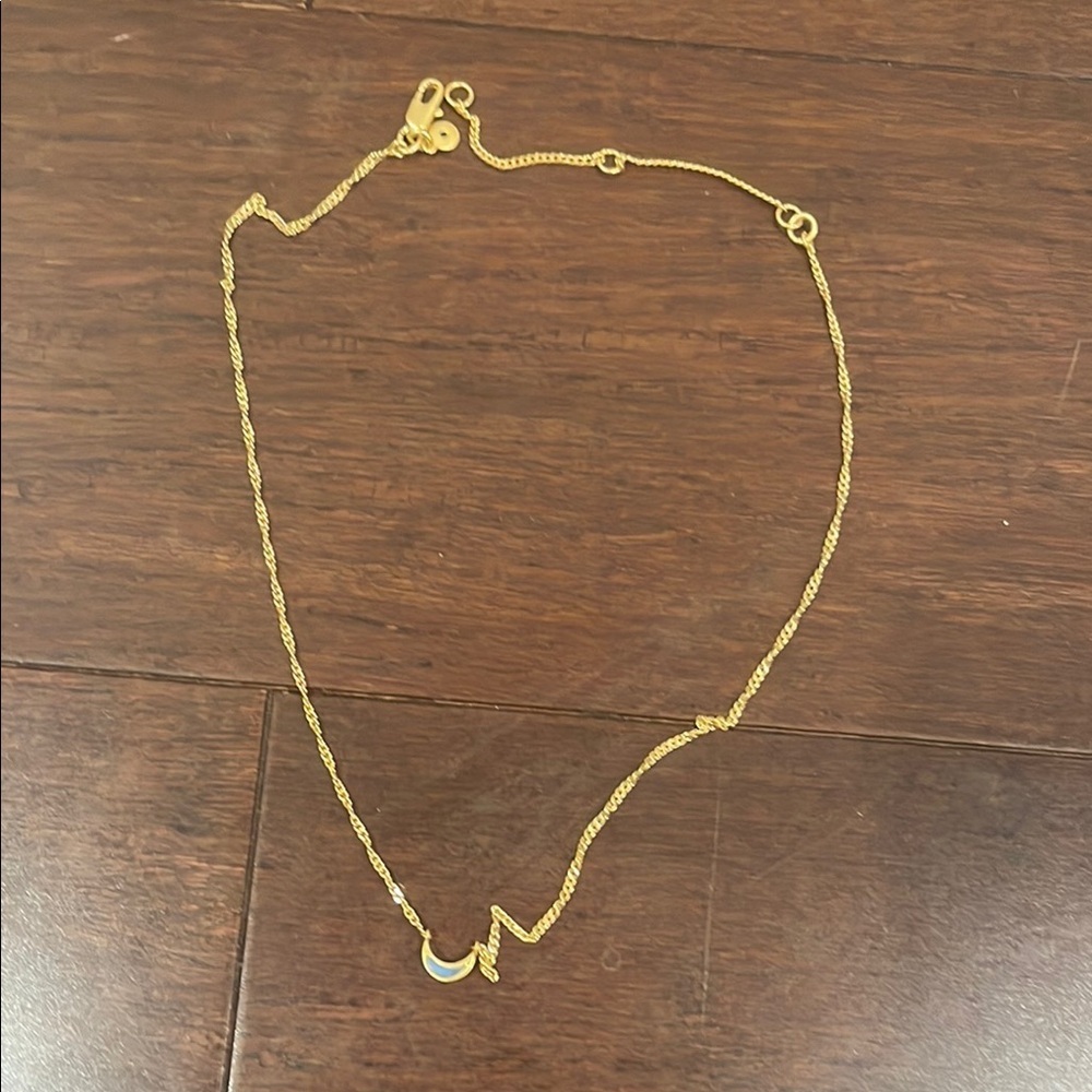 madewell moon necklace